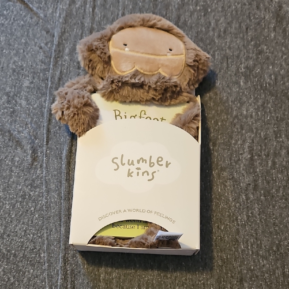 Slumberkins Cozy Bigfoot Plush Toy - Soft Brown